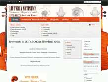 Tablet Screenshot of lute-maker.com